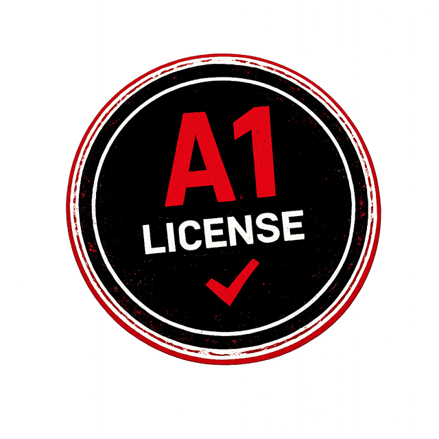 A1 licence required